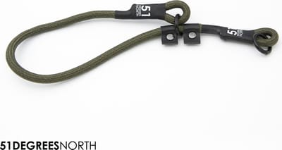 51 Degrees North - Wanderful - Collar - Nylon - Rope - Khaki - 50-65cmx8mm