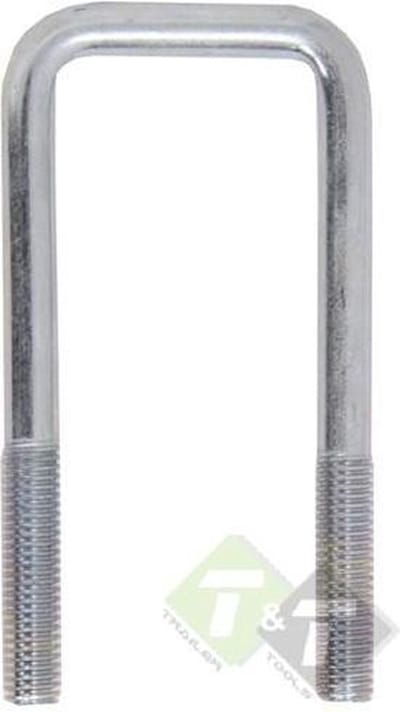 Trailer Parts U beugel 50mm - 43x50mm - M10 schroefdraad - verzinkt staal