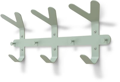 Spinder Design kapstok Frondo - Dusty Green - 9 haken - Staal