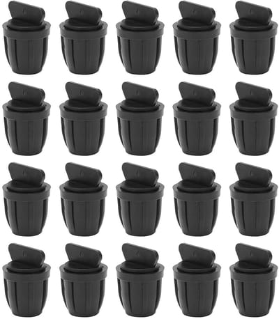 20 Stuks 8/11 Slang Eindplug met Slot voor Druppelirrigatie, Tuinirrigatie en Waterbesparing