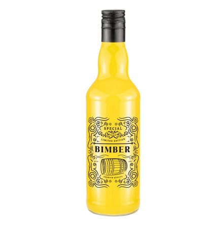 Bimberek Monopol Serie - Decoratieve Fles - 500ml - Nadruk - Bimber