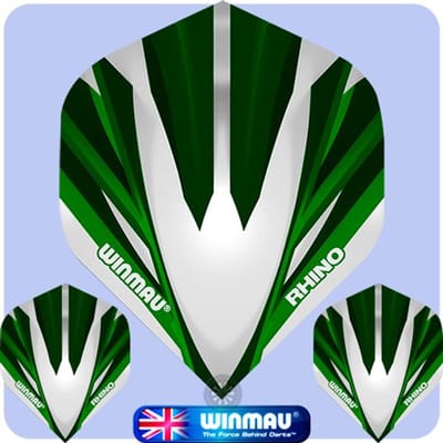 Winmau Rhino Green standaard flights.