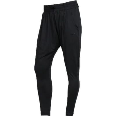 Nike Dri-Fit Effen Relaxed Fit Gebreide Lange Broek Dames Broek Zwart 933669-010 S black