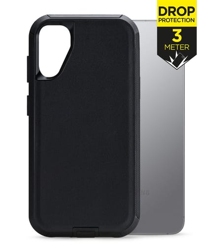 Mobilize Hoesje geschikt voor Samsung Galaxy S26 Plus Telefoonhoesje Hardcase | Mobilize Defender Backcover Shockproof | Schokbestendig Galaxy S26 Plus Telefoonhoesje | Anti Shock Proof - Zwart