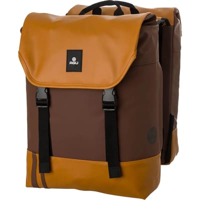 AGU Urban DWR - Dubbele Fietstas - 36 L - Afneembaar - Waterafstotend - Pumpkin Spice