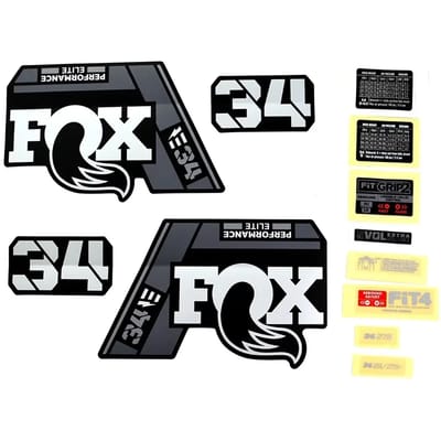 Decalset Fox 2021, 34, E-Bike+, P-SE, Logo, Fork