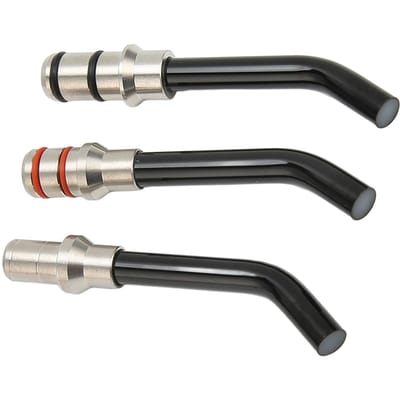 3 stuks Tandheelkundige Optische Geleidestang Roestvrij Staal Universeel Hittebestendig Tandheelkundige Lamp Geleidestang Zwart