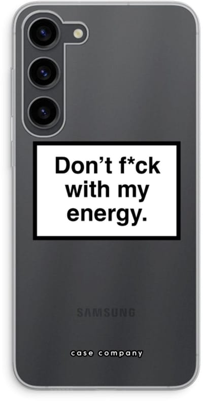 Case Company® - Hoesje geschikt voor Samsung Galaxy S23 Plus hoesje - My energy - Soft Cover Telefoonhoesje - Bescherming aan alle Kanten en Schermrand