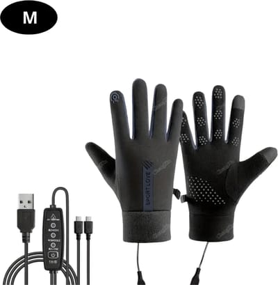 Livano Winterhandschoen - Wanten - Gloves - Touchscreen Handschoenen - Handschoenen Winter - Zwart - Maat M