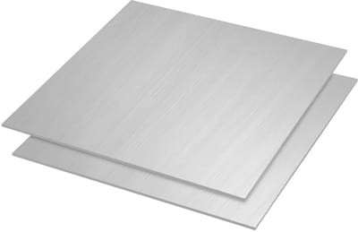 Roestvrijstalen Platen - Metalen Platen Vierkant - Doe-het-zelf Projecten - Geborsteld Oppervlak - 2x 15x15 cm - Zilver
