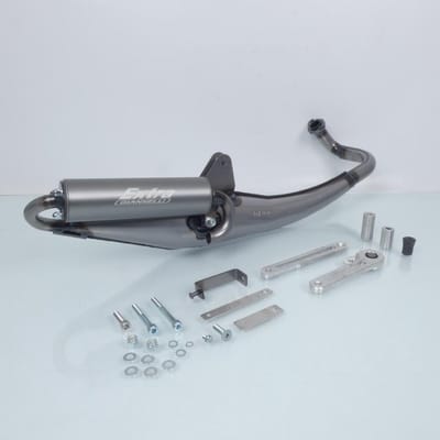 giannelli uitlaat voor kymco scooter 50 super 9 lc 2005 tot 2009 nieuw