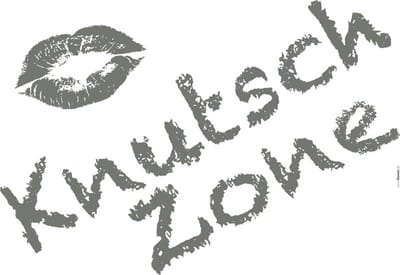 Muursticker Kiss - Kus Zone - Zelfklevend - Muurdecoratie - Stickers - 100 x 70 cm - Komar