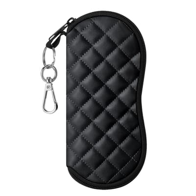 Dailygoods- Brilhoes Zacht - Neopreen Zippered - Voor Zonnebrillen - Met Clip - Antislip - Lichtgewicht - Schokbestendig