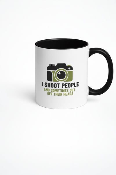 I Shoot People Fotografie Mok - Grappige Keramische Koffiemok voor Fotografen