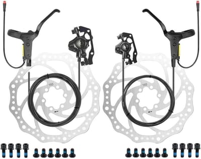 Fiets Remklauw - Schijfrem Onderdelen - Veilig Rijden - Hydraulische Olie Rem - 74mm 51mm - Zwart