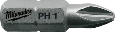 Milwaukee Schroefbits PH 1 x 25 mm - 25 stuks - 4932399586