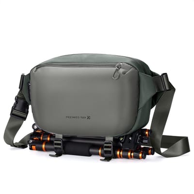 Camera Sling Bag voor DSLR en Lenzen - Enkele Schoudertas met Statiefhouder voor SLR, Canon, Sony, Nikon en Drones