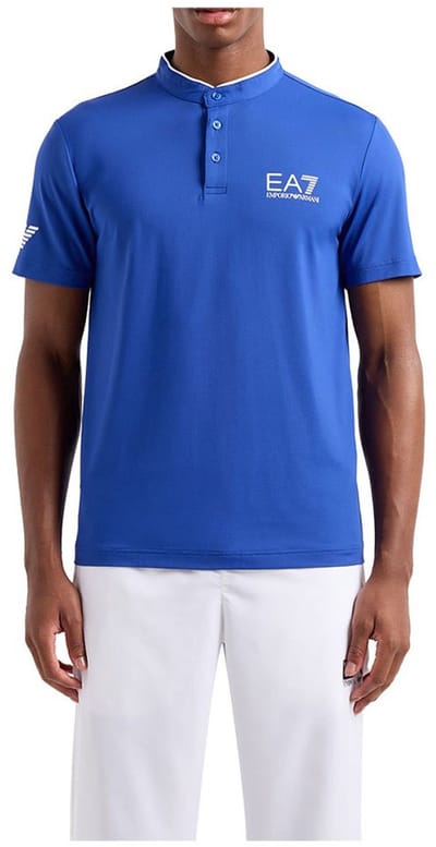 Ea7 Emporio Armani 8npt21-pjemz Korte Mouw Poloshirt Blauw XL Man
