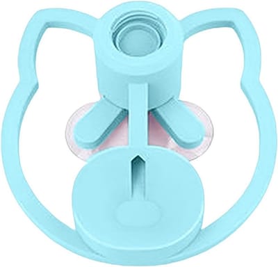 Huisdier Voerstandaard - Draagbare Voerbak - Comfortabel Eten - Verstelbare Hoogte - 16.4L x 15.6B cm - Blauw