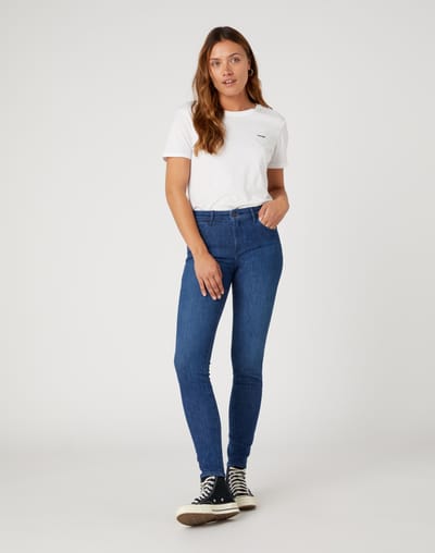 Wrangler jeans Blauw Denim-27-32