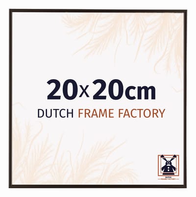 Fotolijst 20x20 cm - Kunststof - Antraciet - Easy