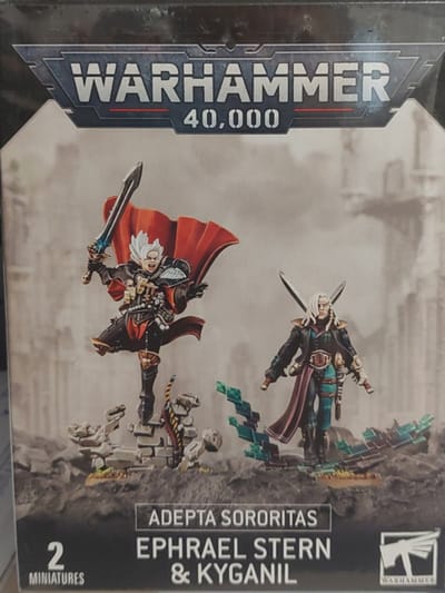 Adepta Sororitas Ephrael Stern and Kyganil