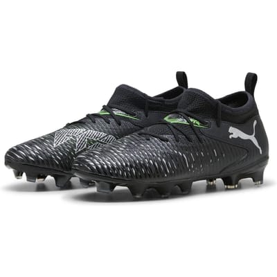 Puma Future 8 Ultimate Match voetbalschoenen voor kinderen (kunstgras) (Zwart, Groen)