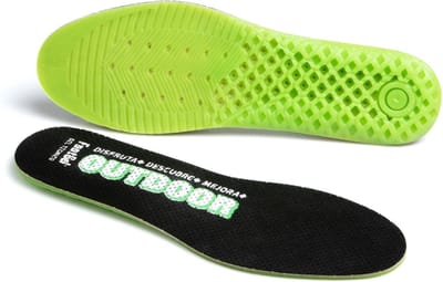 Footgel inlegzolen Outdoor Trekking - Eucalyptus - Groen
