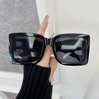 Stijlvolle Vierkante Zonnebril voor Dames Heren Klassieke Retro Modebril Casual Oculos UV-bescherming Unisex Other
