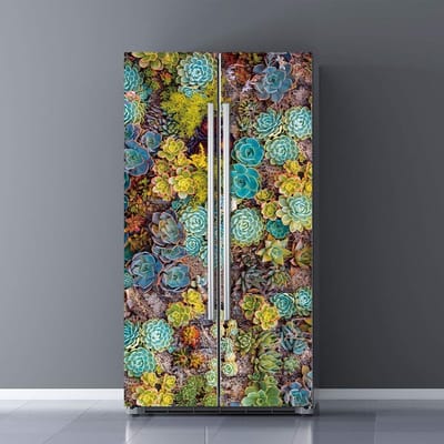 Dailygoods- Deursticker 3D Creatief - Muurdecoratie - Vinyl - Zelfklevend - DIY Decoratie - 2 Stuks - 41,5 x 200 cm