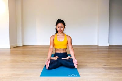 REVIVE eco / duurzame Yogamat "SUPREME" - exercise / fitness mat - kleur zwart - 183 x 61 cm, 6 mm dikte, eco gecertificeerd PER