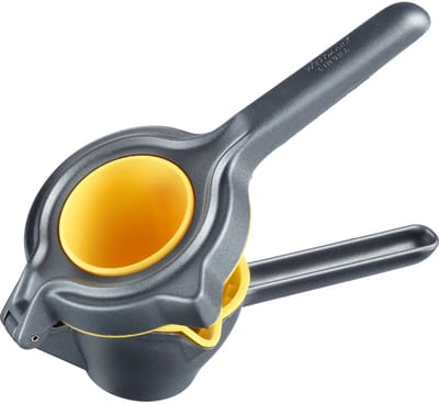 Westmark Lemon Squeezer Limona Black Edition – Citrus Juicer Manual voor Citroenen, Limoenen & Sinaasappels – Handjuicer in antraciet
