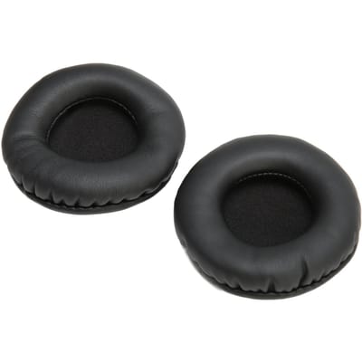 Oorkussens voor hoofdtelefoon Zachte geluidsisolerende vervanging Universele ronde oorkussens voor 65mm headset black