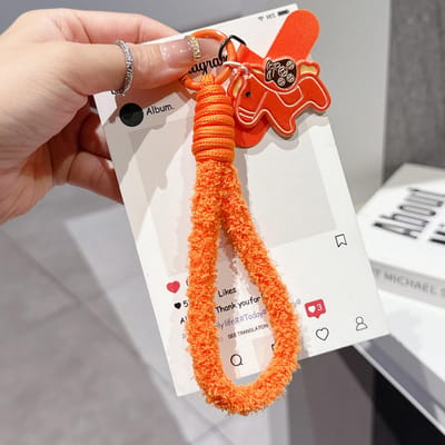 Gepersonaliseerde Trend Dubbele Kleur Mobiele Telefoon Universeel Lanyard Diagonaal Span Lang Touw Schouderband Touw Mode Veiligheidstouw Polyester / Nylon red
