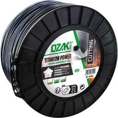 Ozaki Rol Nylondraad Titanium Power 2,4mm X 290m - zwart