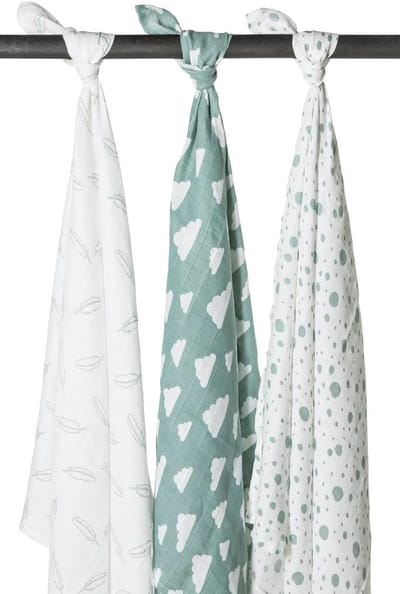 Hydrofiele swaddles 3-pack - Zachte en multifunctionele katoenen doeken