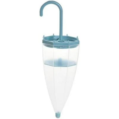 Déshumidificateur de garde-robe en forme de parapluie, 1 pièce, pour la maison, sèche-linge suspendu avec déshydratant étanche à l'humidité, réutilisable bleu