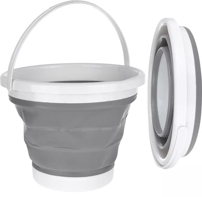 GEKO Opvouwbare siliconen emmer - 10L - Ruimtebesparend - Duurzaam - Voor thuis en outdoor gebruik