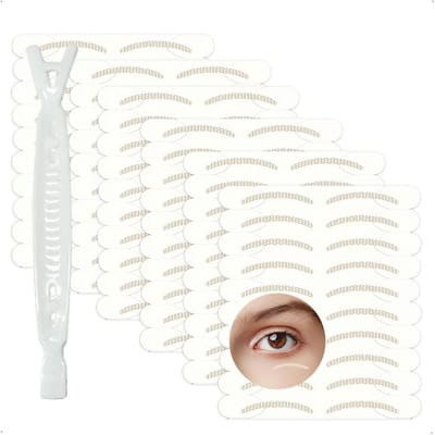 120 Stuks Ooglift Strips - Dunne Curved Onzichtbare Dubbele Ooglid Tape voor Natuurlijke Ooglift, Zelfklevend en Waterproof voor Directe Versteviging