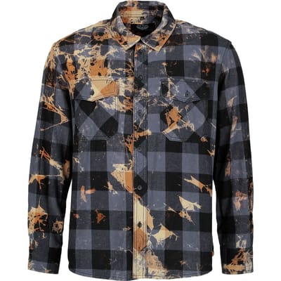 Rock Rebel by EMP - Rock Flanellen overhemd - Bleach It Out - M tot XXL - voor Mannen - blauw-zwart