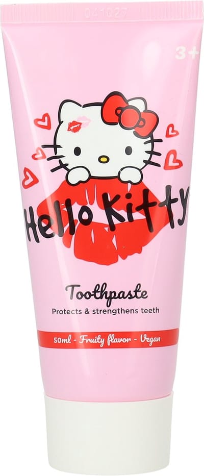 Hello Kitty Tandpasta voor Kinderen - Tandverzorging - Hello Kitty Producten - 50 ml - Fruitsmaak - Vanaf 3 Jaar - Roze