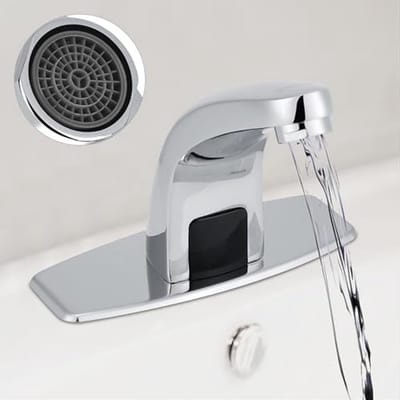 Dailygoods- Sensor Kraan Automatisch Infraroodsensor - Zinklegering/Messing - Roestbestendig - Hygiënisch - Modern Ontwerp - Chromen Afwerking - Aanraakloze Kraan