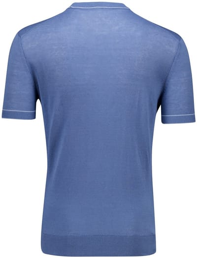blauw Hugo Boss T-shirt H-Jiovanni met boord