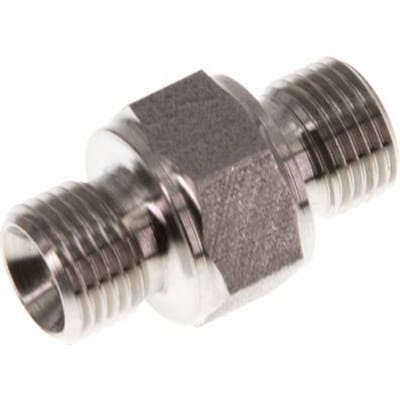 G 1/8'' RVS Borstnippel 400 Bar - Hydrauliek