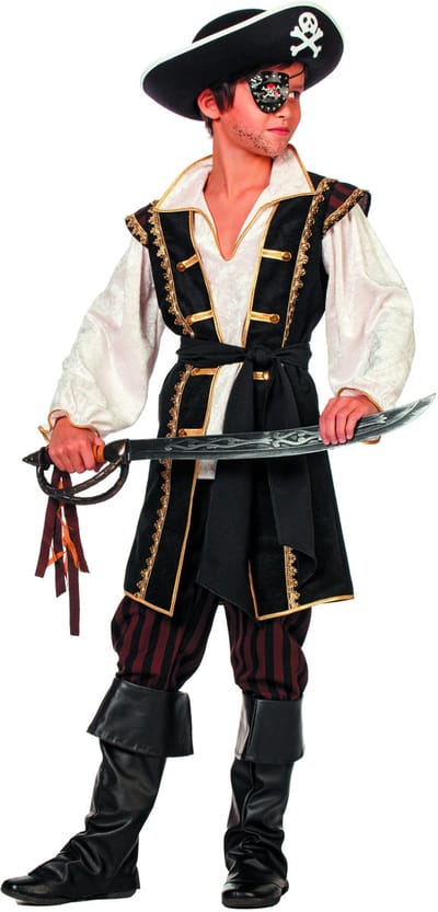 Bruine Piraat jongen elite - Maat 116
