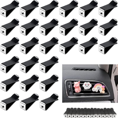 50 Stuks Vierkante Auto Ventilatie Clip voor Luchtverfrisser - Ideaal voor Auto en Kantoor, Eenvoudige Bevestiging en Effectieve Luchtcirculatie
