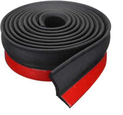 Multifunctionele weerbestendige rubberen afdichtstrip voor garagedeur - sluiterdeuren - randafwerking - volledig omwikkelende bodemafdichting - 3 meter