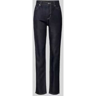 Straight fit jeans van een mix van katoen en lyocell, model 'C_ADA SLIM HR 1.0'