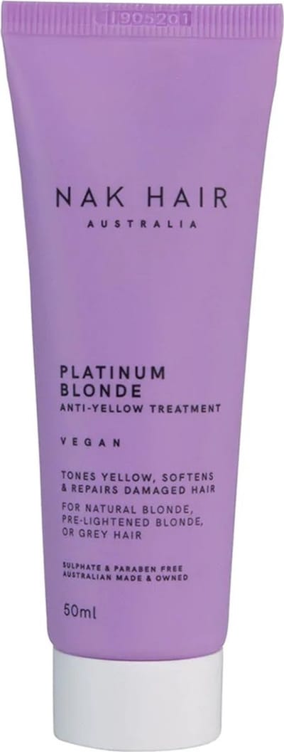 SALE! NAK Platinum Blonde Anti-Yellow Treatment -50ml