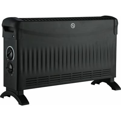 Volteno VO2456 - Convectorkachel met Ventilator - 2000W - Zwart - Thermostaat